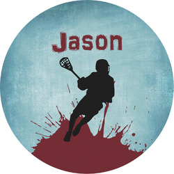 Lacrosse Multipurpose Round Labels - 2" (Personalized)