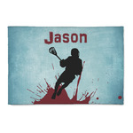 Lacrosse 2' x 3' Indoor Area Rug (Personalized)