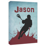 Lacrosse Canvas Print - 20x30 (Personalized)