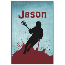 Lacrosse Wood Print - 20x30 (Personalized)