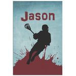 Lacrosse Poster - Matte - 24x36 (Personalized)