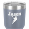 Lacrosse 30 oz Stainless Steel Ringneck Tumbler - Grey - Close Up