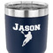 Lacrosse 30 oz Stainless Steel Ringneck Tumbler - Navy - CLOSE UP