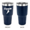 Lacrosse 30 oz Stainless Steel Ringneck Tumblers - Navy - Single Sided - APPROVAL