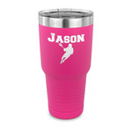 Lacrosse 30 oz Stainless Steel Tumbler - Pink - Single Sided (Personalized)