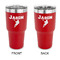 Lacrosse 30 oz Stainless Steel Ringneck Tumblers - Red - Double Sided - APPROVAL