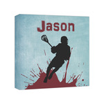 Lacrosse Canvas Print - 8x8 (Personalized)