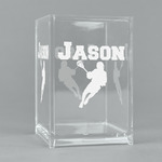 Lacrosse Acrylic Pen Holder (Personalized)