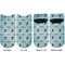 Lacrosse Adult Ankle Socks - Double Pair - Front and Back - Apvl