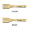 Lacrosse Bamboo Slotted Spatulas - Double Sided - APPROVAL