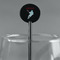 Lacrosse Black Plastic 5.5" Stir Stick - Round - Main