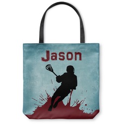 Lacrosse Canvas Tote Bag - Small - 13"x13" (Personalized)