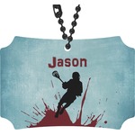 Lacrosse Rear View Mirror Ornament (Personalized)