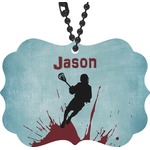 Lacrosse Rear View Mirror Decor (Personalized)