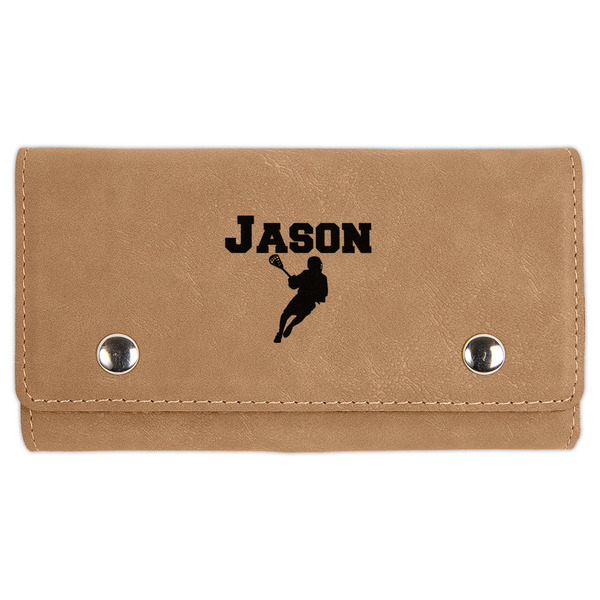 Custom Lacrosse Cards & Dice Set - Light Brown (Personalized)