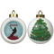 Lacrosse Ceramic Christmas Ornament - X-Mas Tree (APPROVAL)