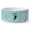 Lacrosse Ceramic Dog Bowl - Medium - Front