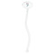 Lacrosse Clear Plastic 7" Stir Stick - Oval - Single Stick