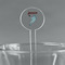 Lacrosse Clear Plastic 7" Stir Stick - Round - Main