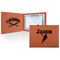 Lacrosse Leatherette Certificate Holder - Front and Inside (Personalized)