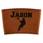 Lacrosse Leatherette Cup Sleeve (Personalized)