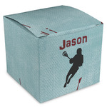 Lacrosse Cube Favor Gift Boxes (Personalized)