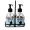 Lacrosse Glass Soap Lotion Bottle