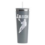 Lacrosse RTIC Everyday Tumbler with Straw - 28oz - Grey - Single-Sided (Personalized)