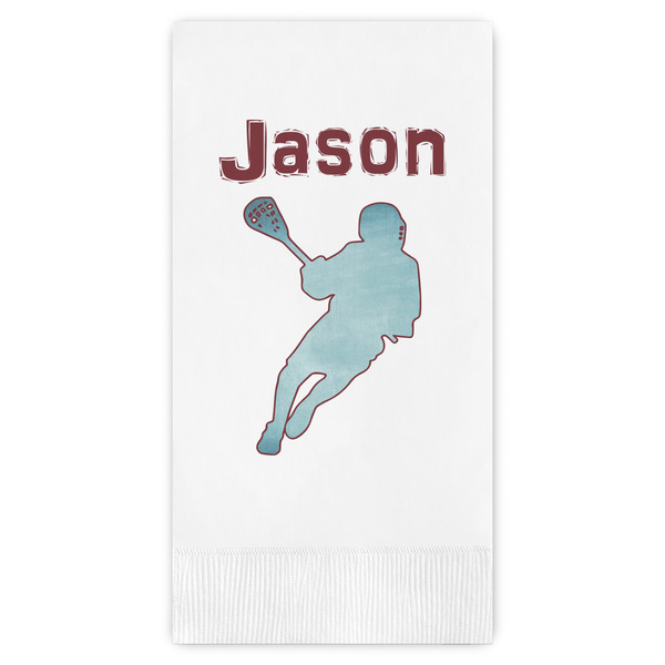 Custom Lacrosse Guest Paper Towels - Full Color (Personalized)