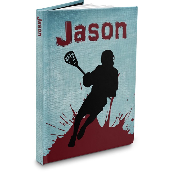 Custom Lacrosse Hardbound Journal - 7.25" x 10" (Personalized)