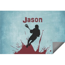 Lacrosse Indoor / Outdoor Rug - 6'x8' w/ Name or Text