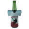 Lacrosse Jersey Bottle Cooler - Set of 4 - FRONT (on bottle)