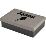 Lacrosse Large Gift Box w/ Engraved Leather Lid (Personalized)