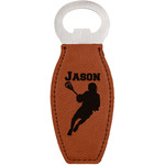 Lacrosse Leatherette Bottle Opener (Personalized)