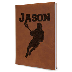 Lacrosse Leather Sketchbook - Large - Double Sided (Personalized)