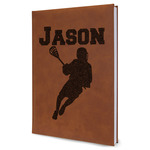 Lacrosse Leatherette Journal - Large - Single Sided (Personalized)