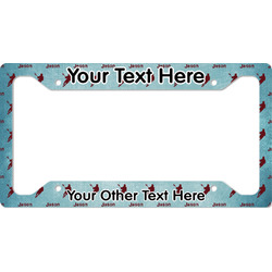 Lacrosse License Plate Frame - Style A (Personalized)