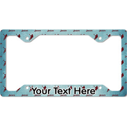 Lacrosse License Plate Frame - Style C (Personalized)