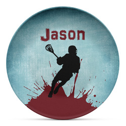Lacrosse Microwave Safe Plastic Plate - Composite Polymer (Personalized)