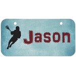 Lacrosse Mini/Bicycle License Plate (2 Holes) (Personalized)