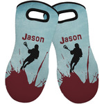 Lacrosse Neoprene Oven Mitts - Set of 2 w/ Name or Text