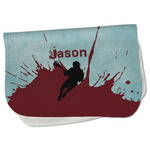 Lacrosse Burp Cloth - Fleece w/ Name or Text