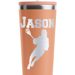 Lacrosse RTIC Everyday Tumbler with Straw - 28oz - Peach - Double-Sided (Personalized)