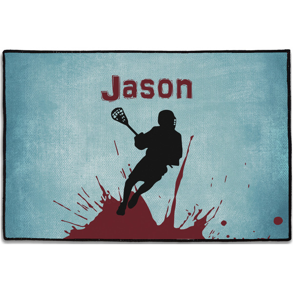 Custom Lacrosse Door Mat - 36"x24" (Personalized)