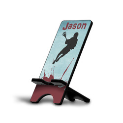 Lacrosse Cell Phone Stand (Small) (Personalized)