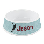 Lacrosse Plastic Dog Bowl - Small (Personalized)