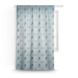 Lacrosse Sheer Curtain - 50"x84" (Personalized)