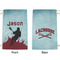 Lacrosse Small Laundry Bag - Front & Back View