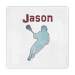 Lacrosse Standard Decorative Napkins (Personalized)