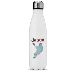 Lacrosse Water Bottle - 17 oz. - Stainless Steel - Full Color Printing (Personalized)